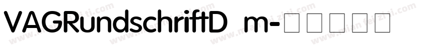 VAGRundschriftD m字体转换